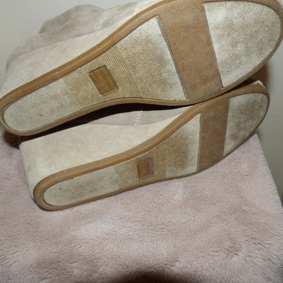 Toms Wedge Heel Lace Booties Sz W12 - Picture 7 of 9